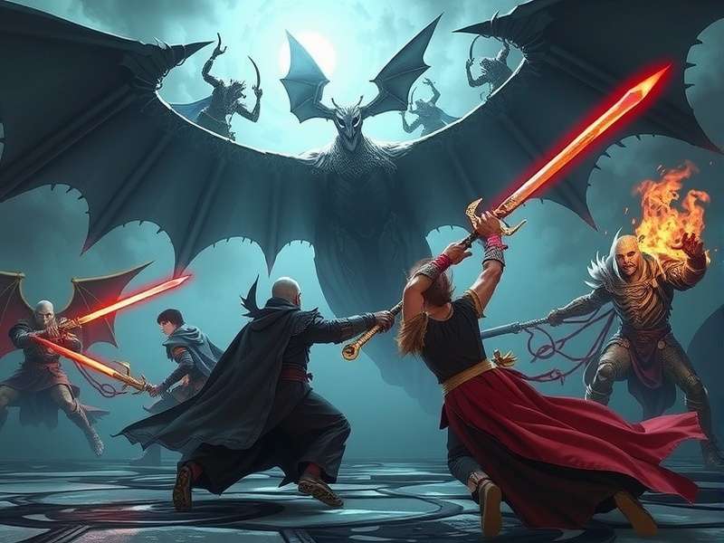 Dread Slayer Mystic Realms Epic Battle Scene